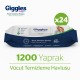 ggles Vücut Temizleme Havlusu 50'li 24 Paket 1200 Havlu