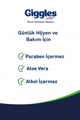 Giggles Vücut Temizleme Havlusu 50'li 6 Paket 300 Havlu