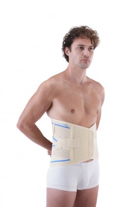 LUMBOSAKRAL ÇELİK BALENLİ KORSE 32 CM (MİSİNELİ KUMAŞ)