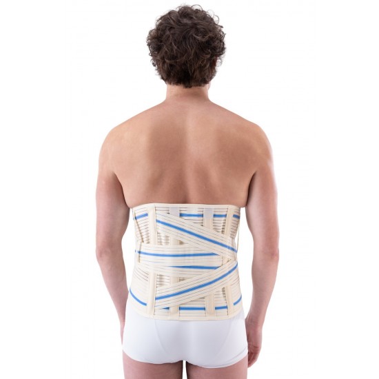 LUMBOSAKRAL ÇELİK BALENLİ KORSE 32 CM (MİSİNELİ KUMAŞ)