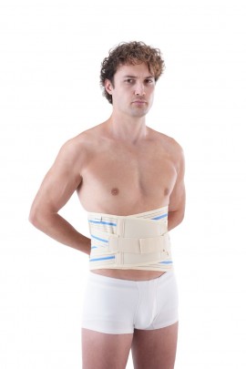 LUMBOSAKRAL ÇELİK BALENLİ KORSE 26 CM BEDENSİZ (MİSİNELİ KUMAŞ)