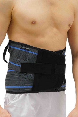 LUMBOSAKRAL ÇELİK BALENLİ KORSE 32 CM FÜME-BEDENSİZ