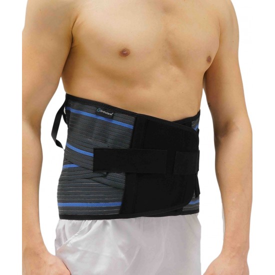 LUMBOSAKRAL ÇELİK BALENLİ KORSE 32 CM FÜME-BEDENSİZ