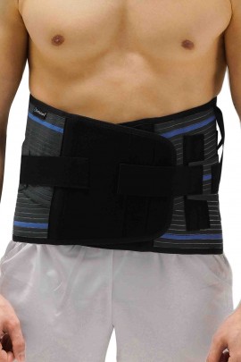 LUMBOSAKRAL ÇELİK BALENLİ KORSE 32 CM FÜME-BEDENSİZ