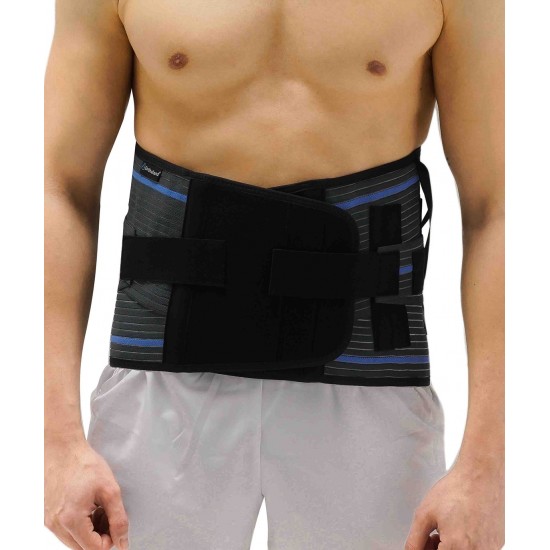 LUMBOSAKRAL ÇELİK BALENLİ KORSE 32 CM FÜME-BEDENSİZ