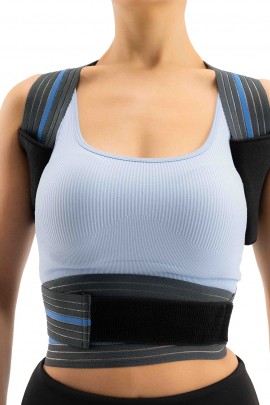 POSTUREKS KORSE/OMUZ RETRAKSİYON HARNESİ FÜME (MİSİNELİ KUMAŞ) BEDENSİZ