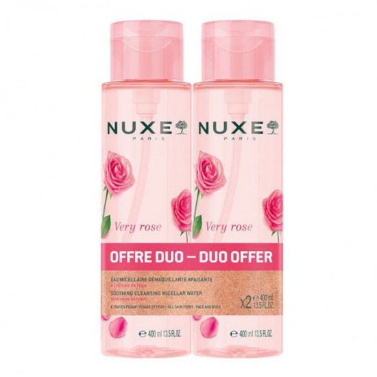 Nuxe Very Rose Yatıştırıcı & Temizleyici Micellar Su 2X400ml